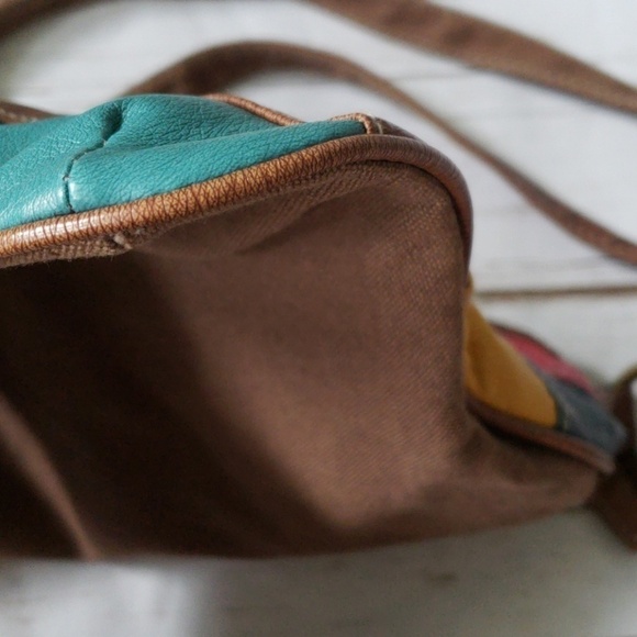 Chateau multicolored striped crossbody purse - Picture 5 of 8